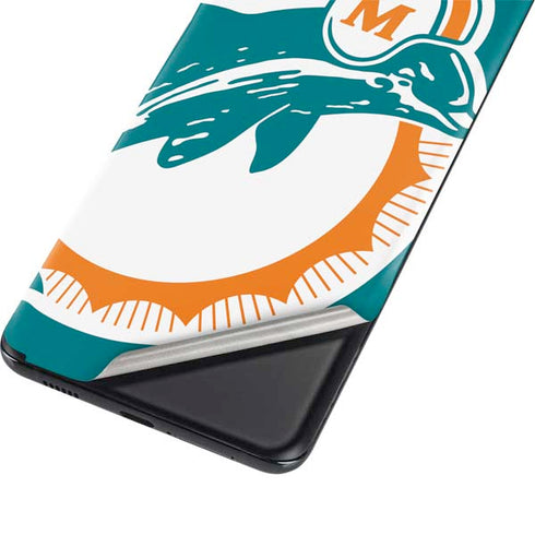 NFL Miami Dolphins Retro Logo Galaxy S21 Plus 5G Skin